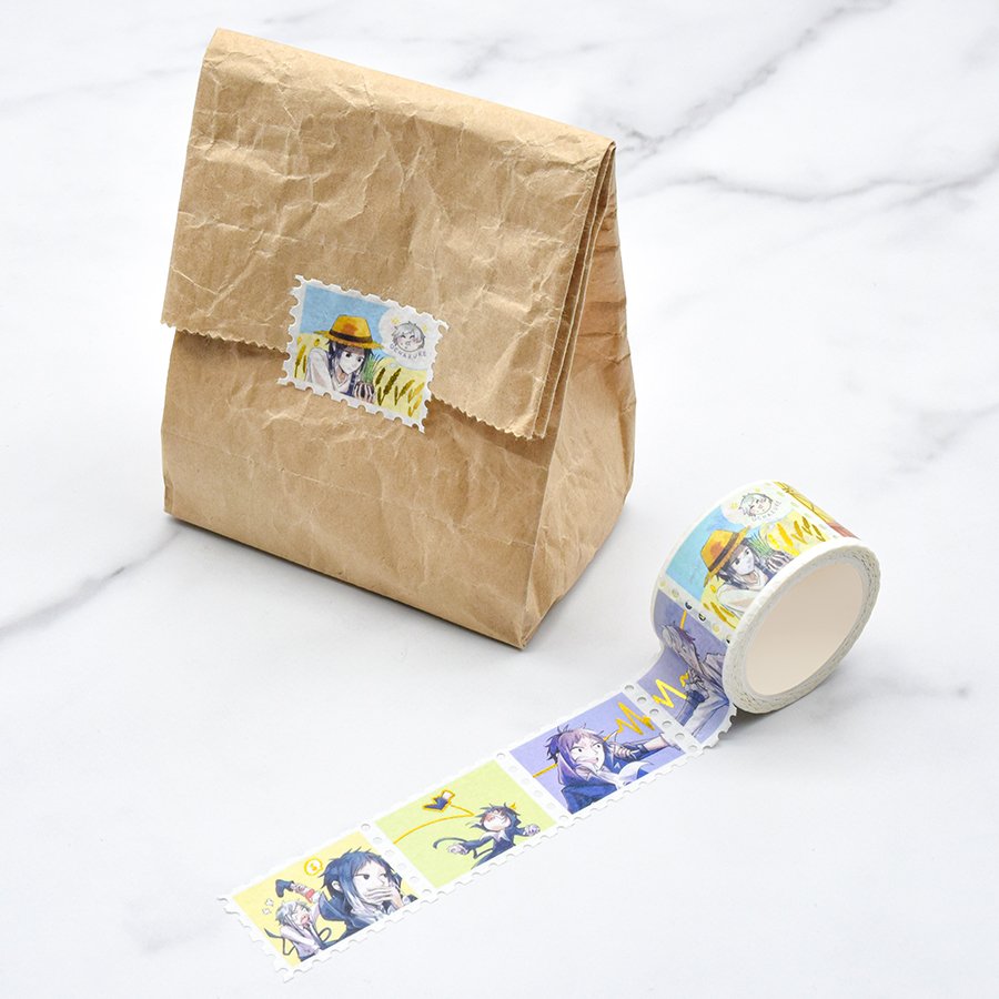 Custom Washi Sticker Masking Paper Tape Set Cute Design Japanese Paper Masking stamp Washi Tape