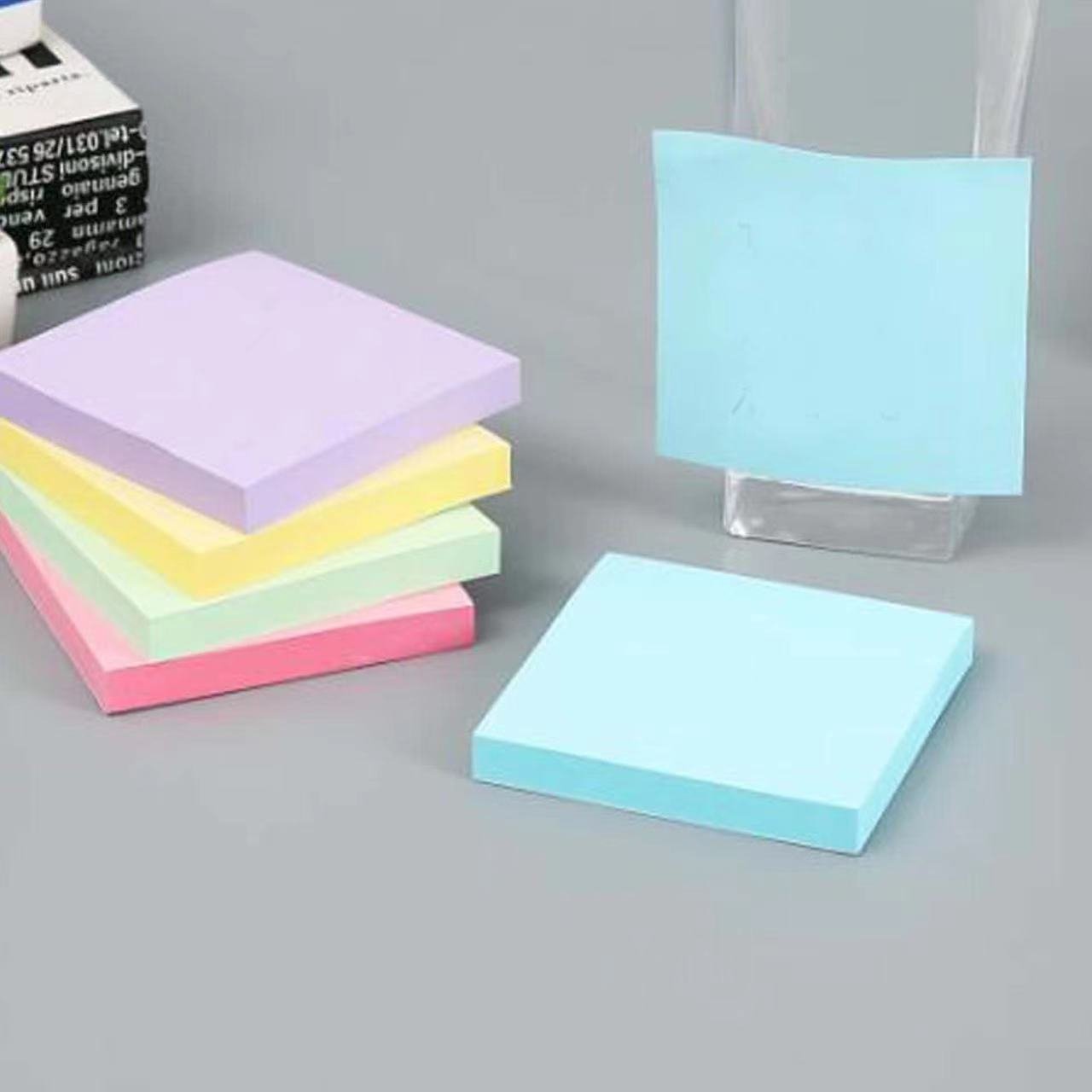 24 Pack Sticky Notes 3x3 Post Colorful Super Sticking Power Memo Pads with Strong Adhesive 74 Sheets/Pad Office School Supplies