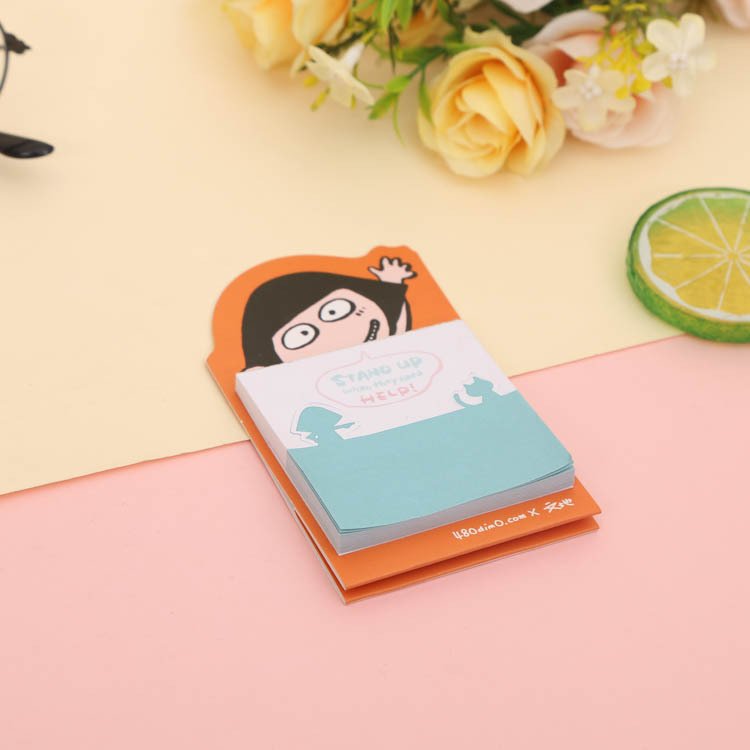 Custom Shape Custom Printing All Kinds Of A5 A6 Korean Kawaii Memo Pad For Promotional Gift