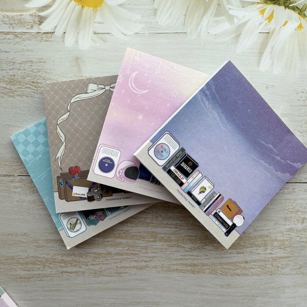 Custom 3*3 inches anime cartoon cute kpop Notepad Sticky Notes Memo Notepad Posted Sticky Notes