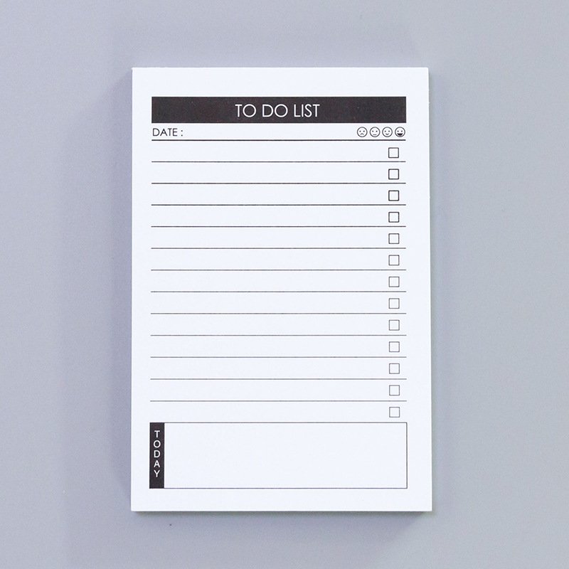 Wholesale Custom A6 Paper Notepad Line Daily Planner Office Desk Check List Memo Pad Notes To Do List A6