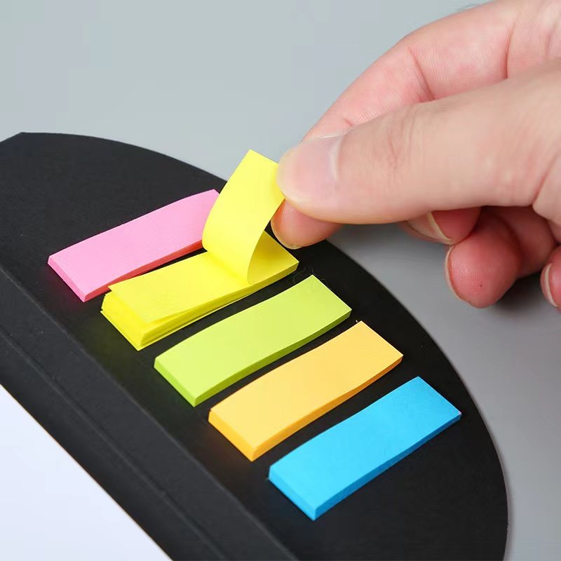 Eco-friendly Folding Kraft Cover Memo Sticky Notepad With Pen Custom Logo Spiral Notebook Promotion Sticky Small Book