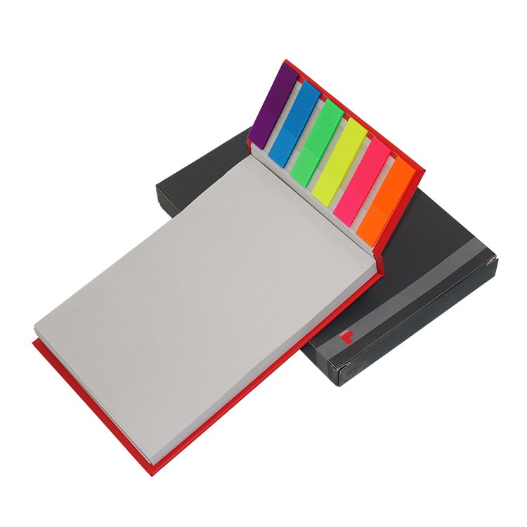 Custom Printed Memo Pad Decorative Sticky Cute Notepad Sticky Note Pad With Paper Box Sturdy Cardboard Cube Box Sticky Note