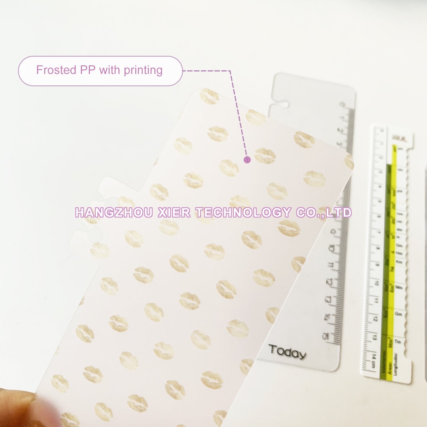 A5/A6/A4 Frosted PP ruler custom , clear PVC planner divider with spiral binding , disc-bound and 6 rings binder