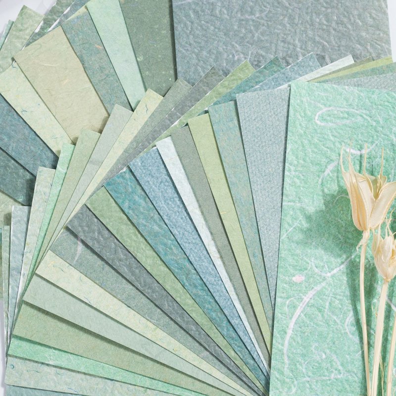 30pcs/pack Material Paper Leisure Years Series Handmade Special Paper Journal Decoration Collage Base 6 Models
