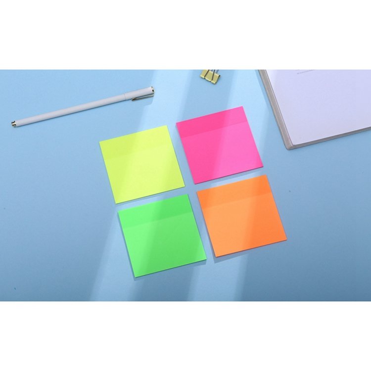Promotional transparent sticky Note clear sticky note waterproof sticky note