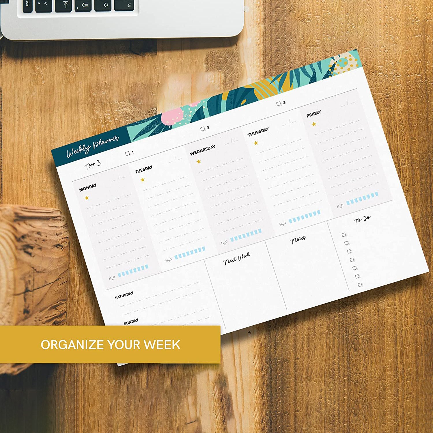 2024 2025 A3 A4 Custom Design Concise Desk Memo Pad To Do List Family Planner Notepad Agenda Calendar