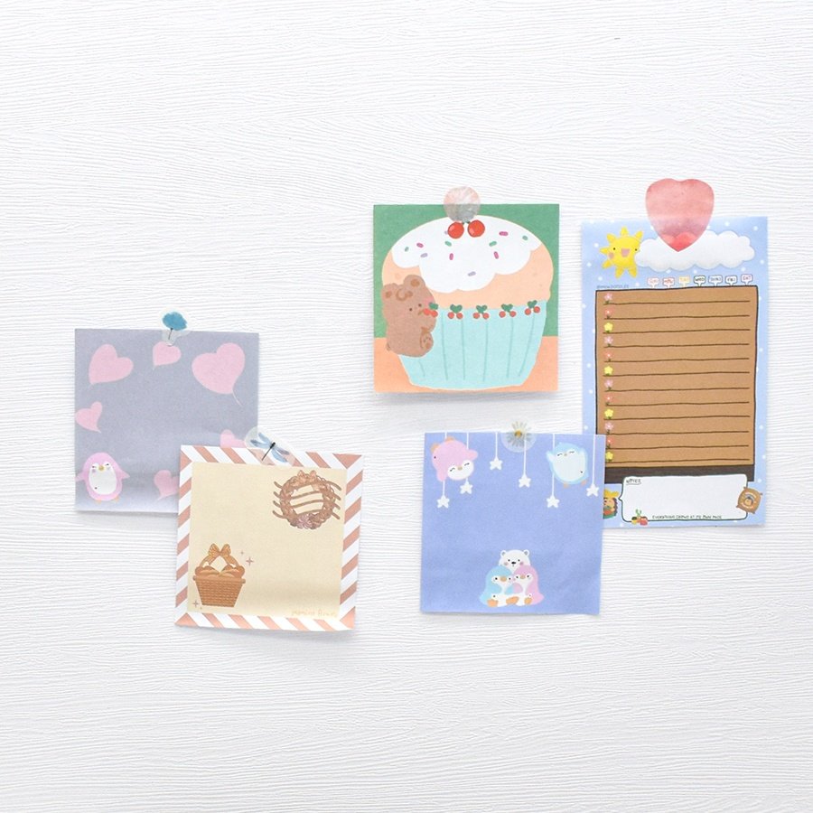 a5 a7 a6 Mini Big 4x6 Branded Bulk Cartoon Colorful Custom Notepad Printing Sticky Memo Pads For Magnetic Fridge Notepads