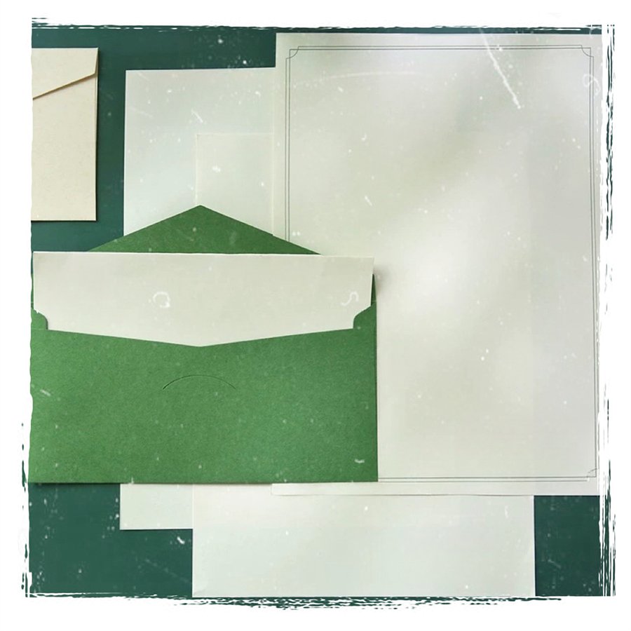 Custom Double-Sided Thickened Blank Grid Paper Small Square Lattice Horizontal Line Students' Calculus Letter Paper Envelopes