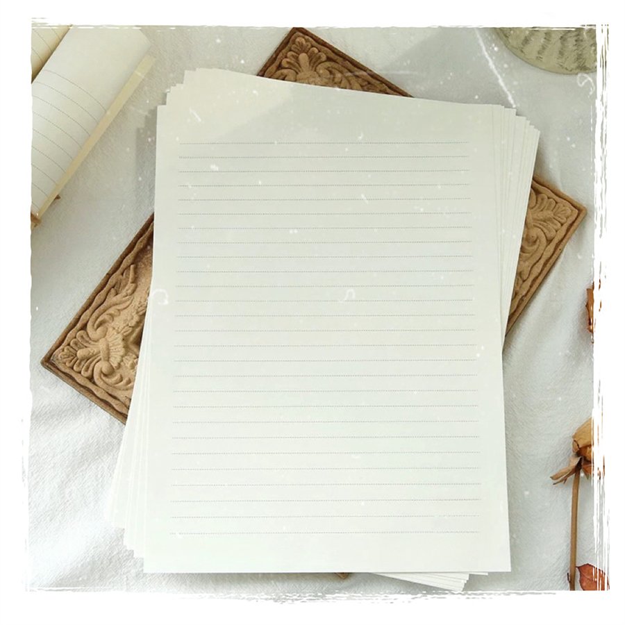 Custom Double-Sided Thickened Blank Grid Paper Small Square Lattice Horizontal Line Students' Calculus Letter Paper Envelopes