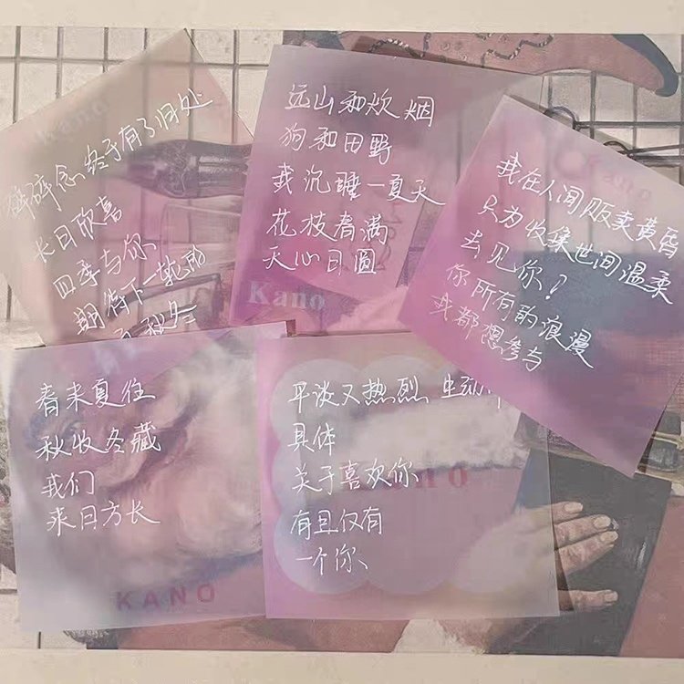 Custom Transparent Clear Waterproof Memopad Self-Adhesive Fancy Reusable Sticky Note For School Office