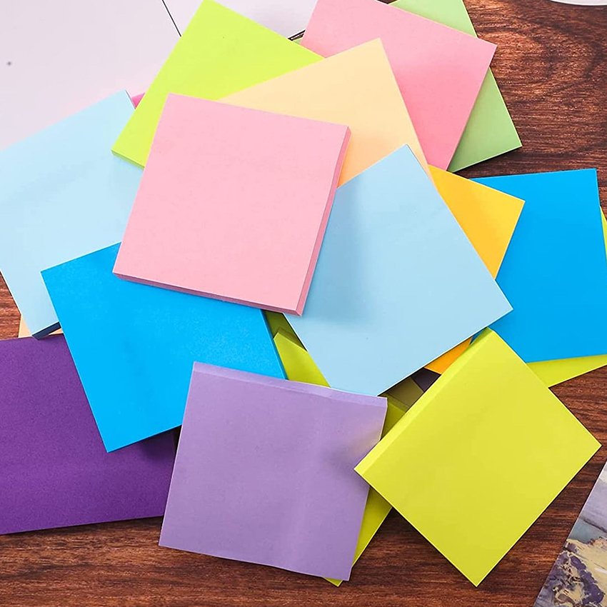 Glue Memo Sheet Sticker Office Notebooks Notebookmarks Self-Adhesive Sticky Note