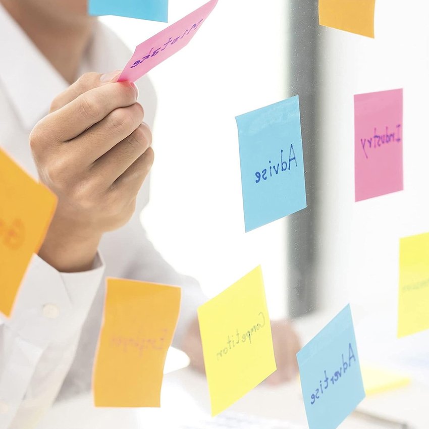 Glue Memo Sheet Sticker Office Notebooks Notebookmarks Self-Adhesive Sticky Note