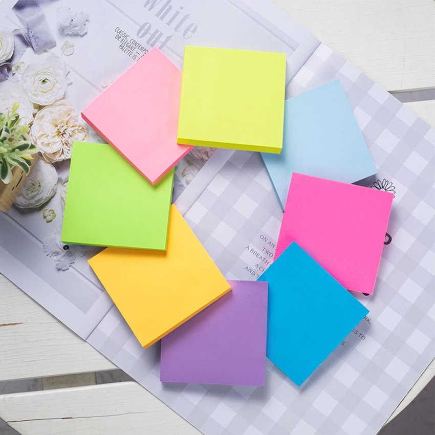 Glue Memo Sheet Sticker Office Notebooks Notebookmarks Self-Adhesive Sticky Note