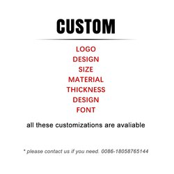 Customization