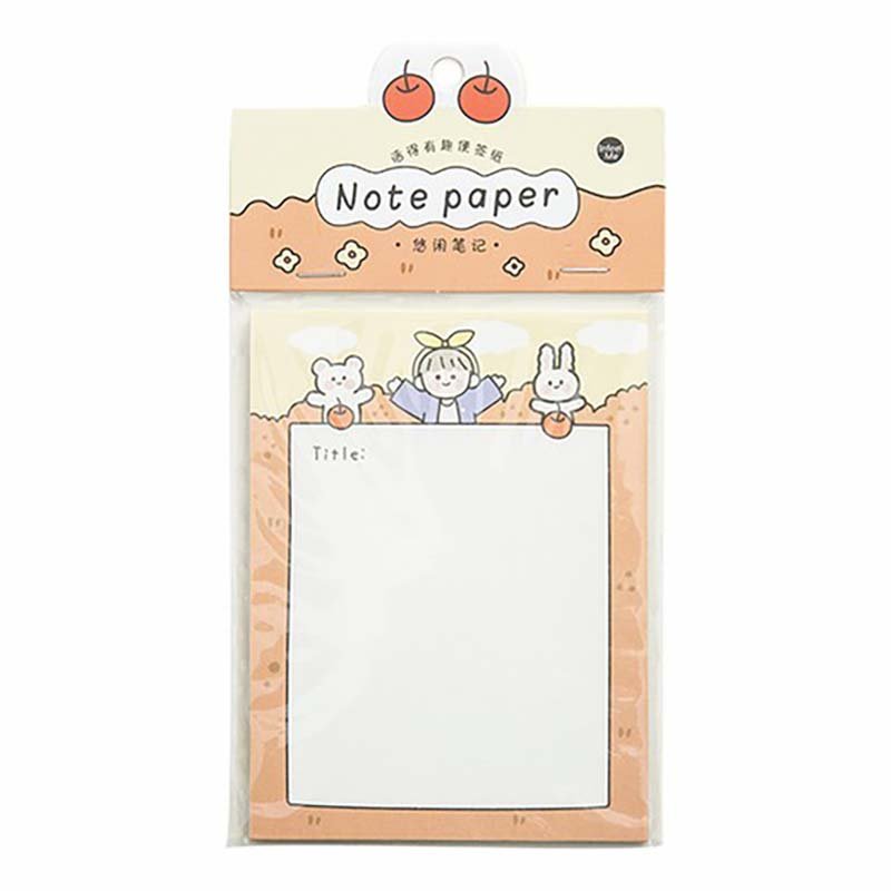 Hugs Cute Notepad with or without Lines for Letter Writing School & Office Paper Supplies Stylish Memo Pads Perfect Gift Idea