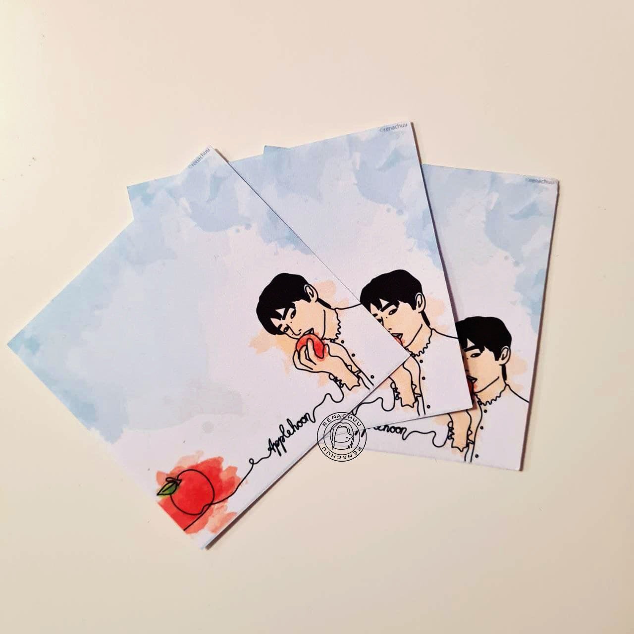 Wholesale custom printing Kpop memo pads sheets paper 75*75mm mini cute shape gradient post note handmade sticky notes