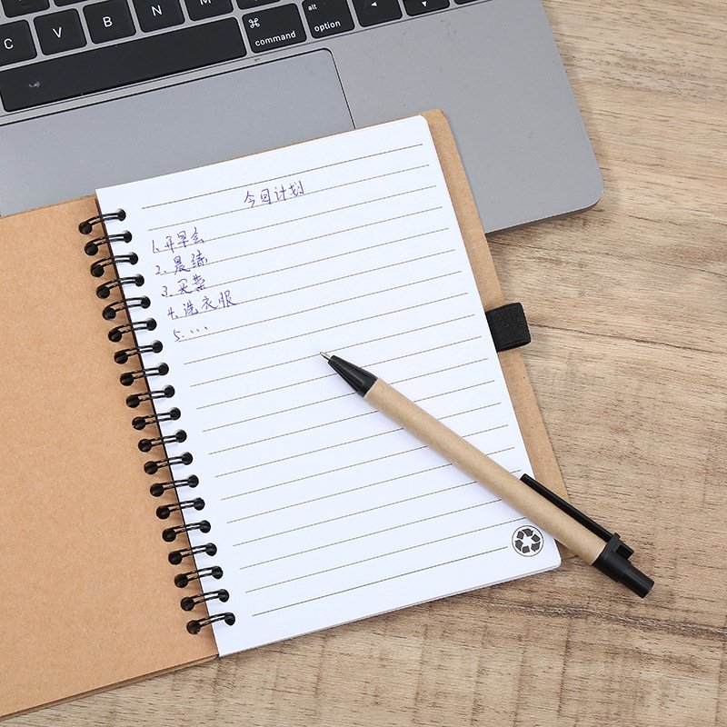 Office School supplies Stationary promotional Memo Sticky Post Notes Pad Eco Kraft Paper Custom Print note books