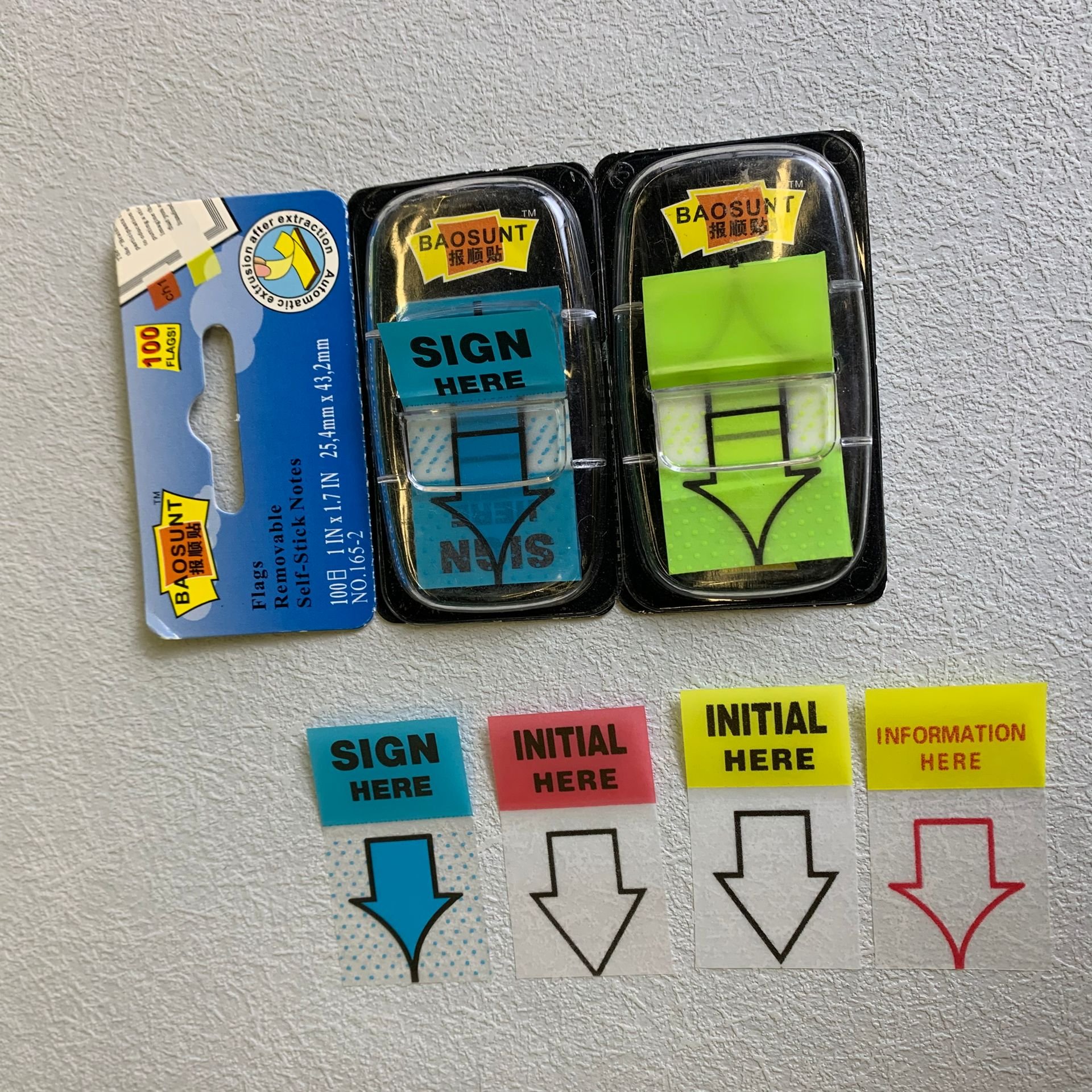Waterproof Flexible Card Board Custom Transparent Tag Divider Custom Plastic Sticky Note Tabs