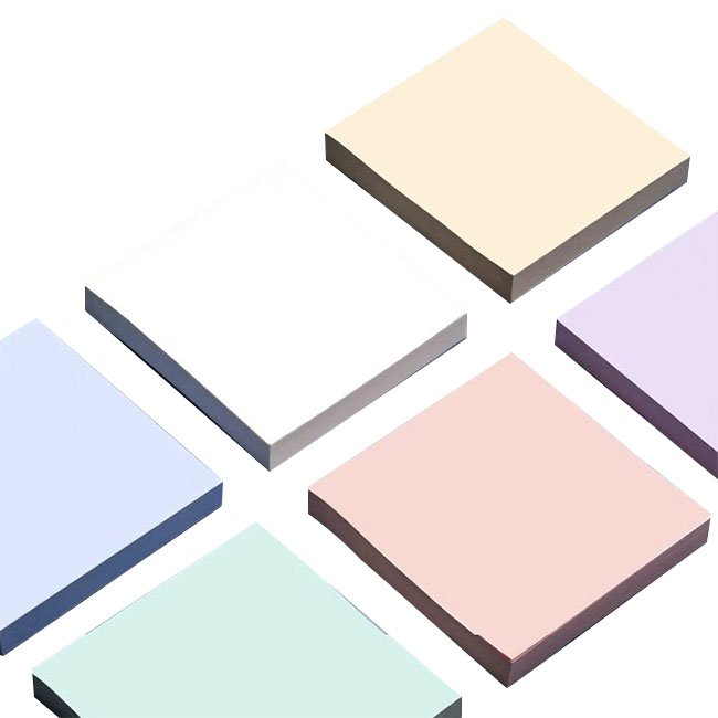 Custom Aesthetic Square Sticky Notes Personalized Multi-Color Cute Creative Notes Family Office Student Stationery Use