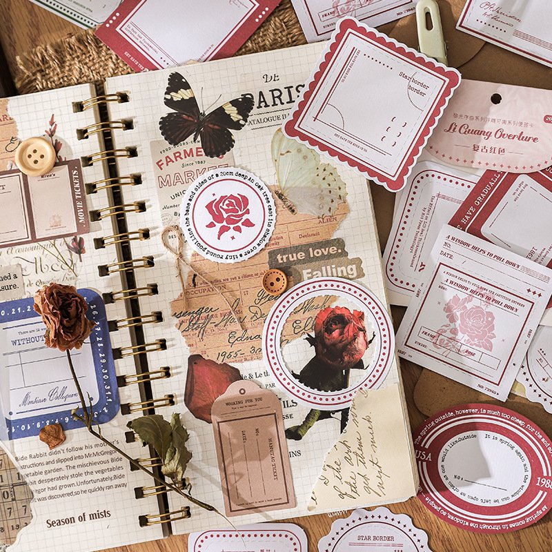 20 pieces/pack of embossed removable notes, Carly Light Overture series special paper notes, 6 options to choose from