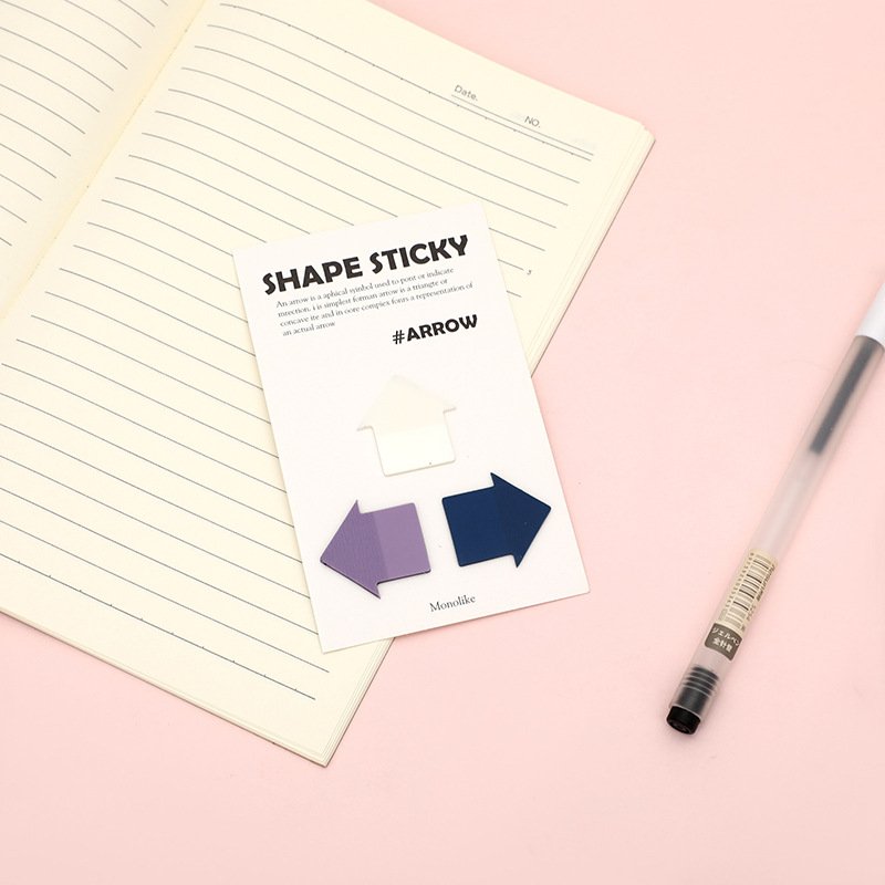 New PET Shape Sticky Notes Custom Index Tabs Sticker Post Note Flags Writable It Self Adhesive Page Markers Bookmark Ruler