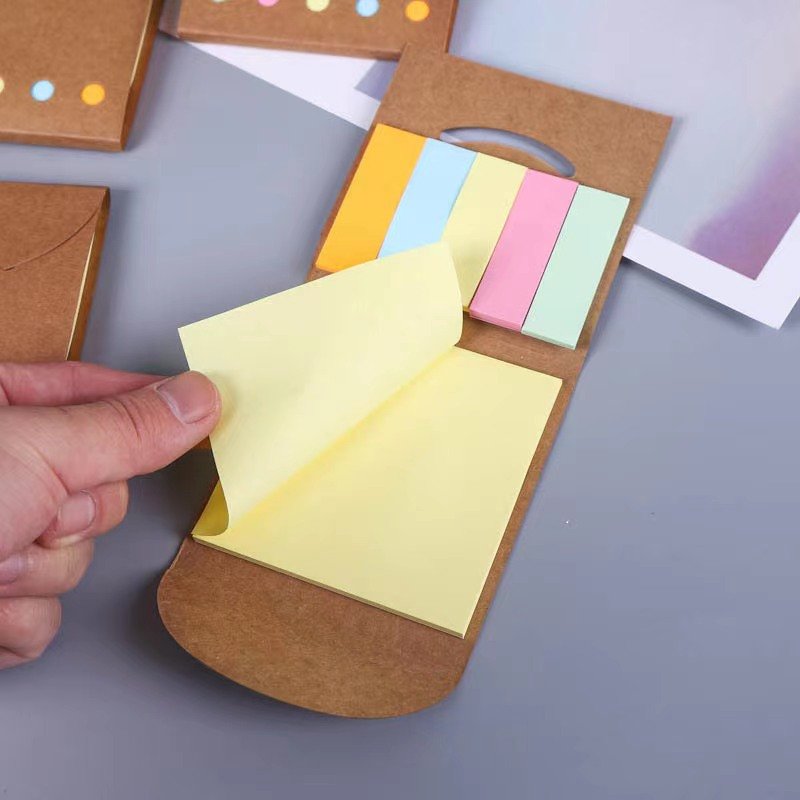 Promotional Paper Memo Pad Mini Self Adhesive Eco Friendly Custom Sticky Notes.