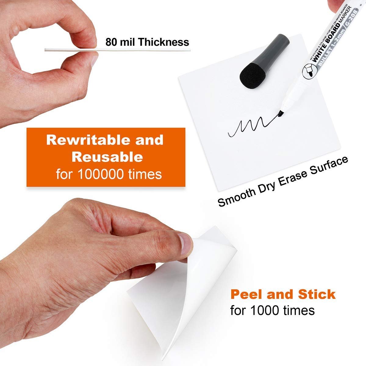 UCI Professional Customized Removable Dry Erase Sticky Notes Sticky For Enhancing Work Efficiency