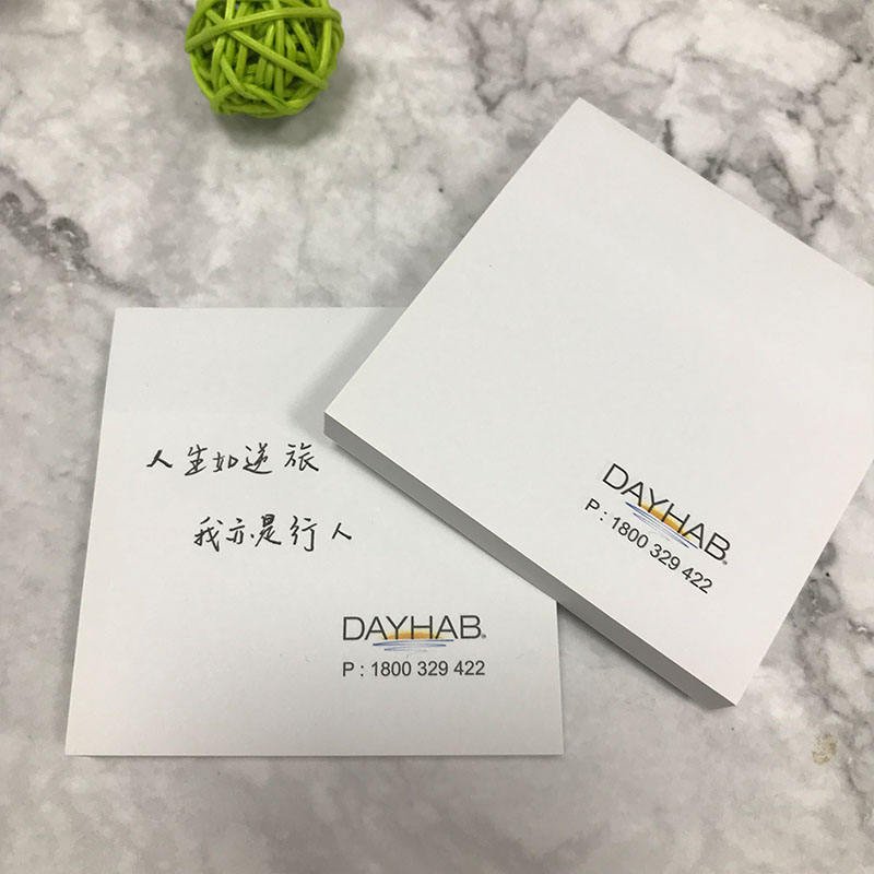 Wholesale Custom 3x3 Inches Sticky Note Custom Logo Hotel Memo Pad for Business Promotion for School Office Use Paper Material