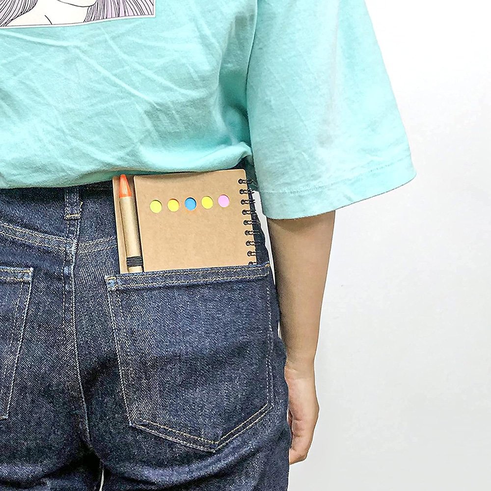 Factory Wholesale Memo Notebook Notepad Set Stationery School Supplies Journal Sticky NoteBook Memo Pad Set