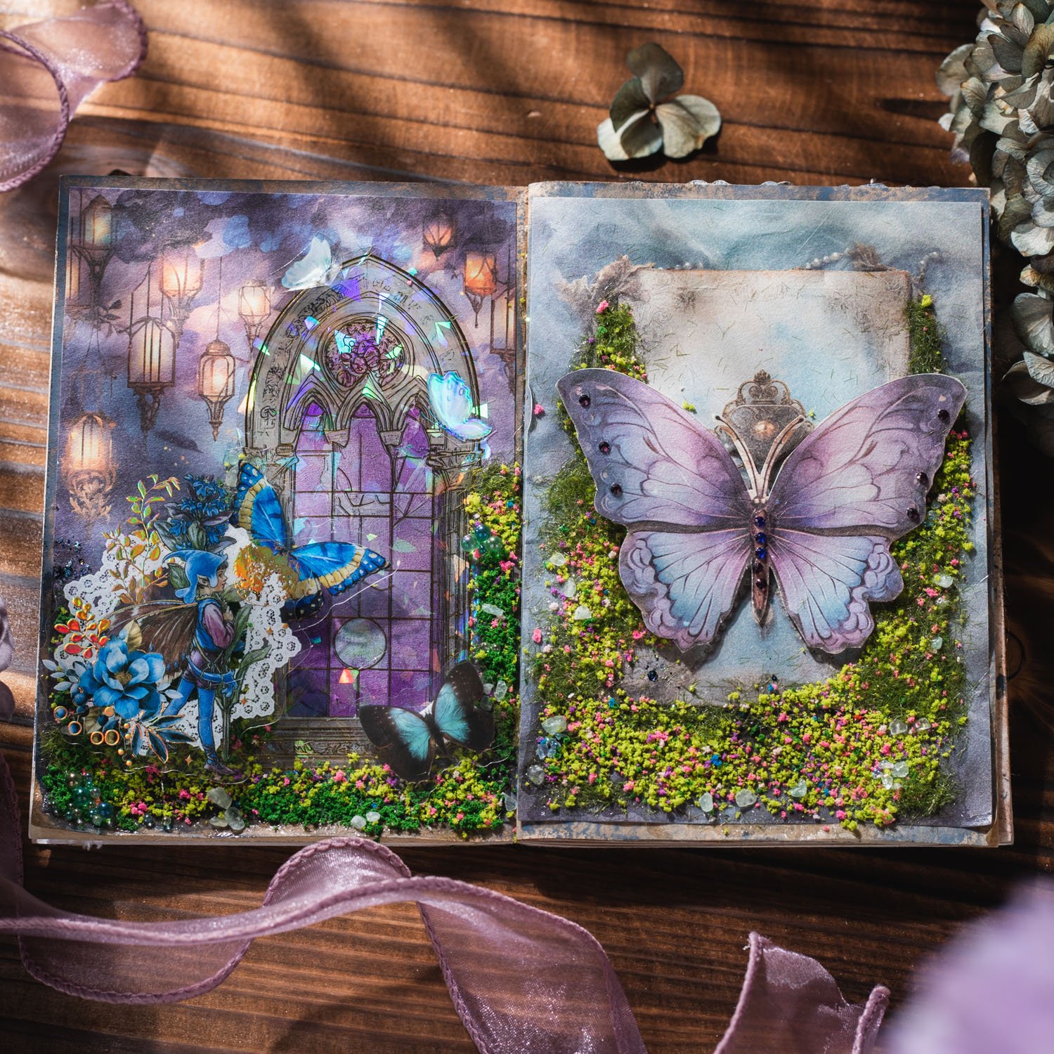 Alice's Fantasy Forest Series Kawaii Memo Pad Decorative Stationery Scrapbooking Art Aesthetic Paper Notebook Journal School Use