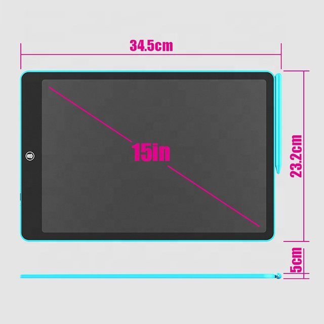 16 Inch Electronic Slate Memo Pad Kids Lcd Drawing Tablet Digital Notice Smart Writing Board With Lock Key