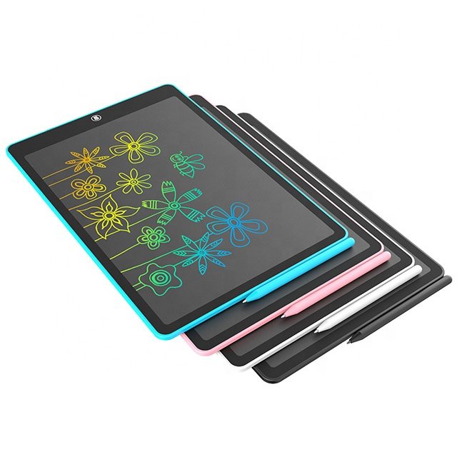 16 Inch Electronic Slate Memo Pad Kids Lcd Drawing Tablet Digital Notice Smart Writing Board With Lock Key