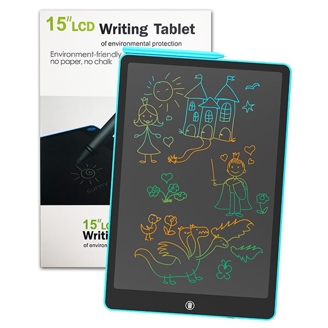 16 Inch Electronic Slate Memo Pad Kids Lcd Drawing Tablet Digital Notice Smart Writing Board With Lock Key