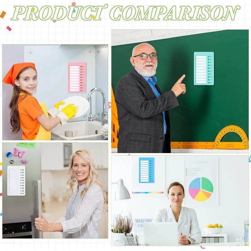 Wholesale Chore Chart for Kids Adults Checklist Board Detachable Message Board To Do List Plastic Memo Boards with 10 Cardstock