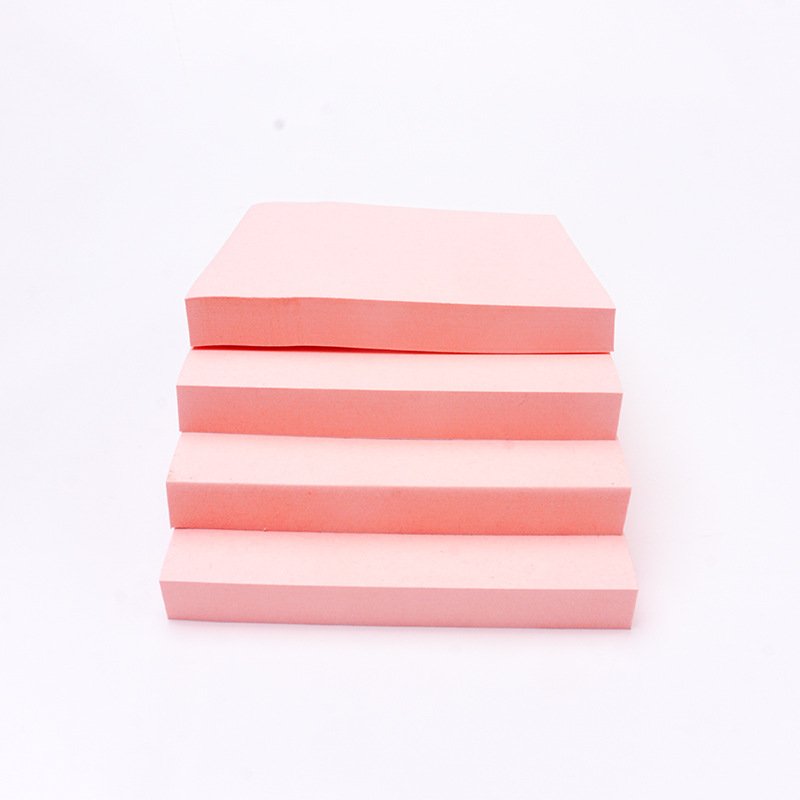 Factory Wholesale 100 Sheets Morandi Color Sticky Note Memo Label Sticker Bookmarks Colorful Note Pad Stationery School