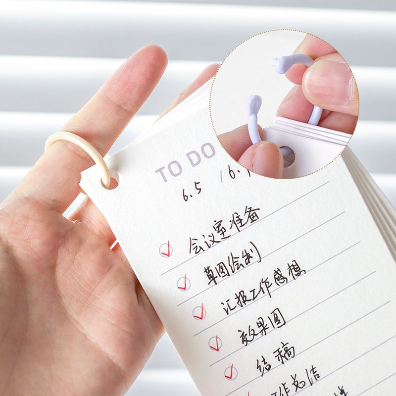 Classic office school agenda planner memo pad top ring weekly monthly time schedule note pad stationery customize 10 sheets/pad