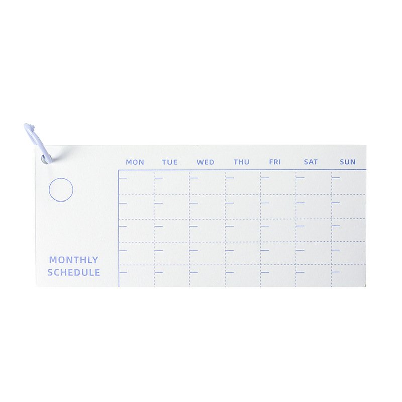 Classic office school agenda planner memo pad top ring weekly monthly time schedule note pad stationery customize 10 sheets/pad
