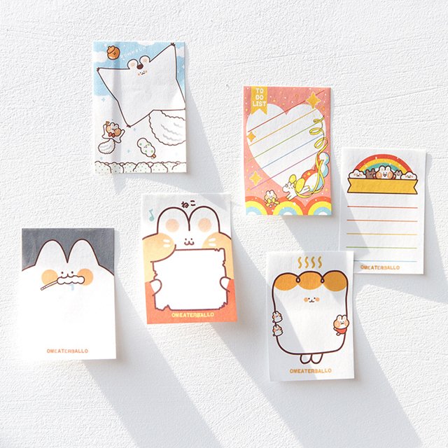 Memo Sticky Pad Notebook Notepad Custom School Office Cute Note Planner Printing Custom Provide Artwork Paper Customized Color