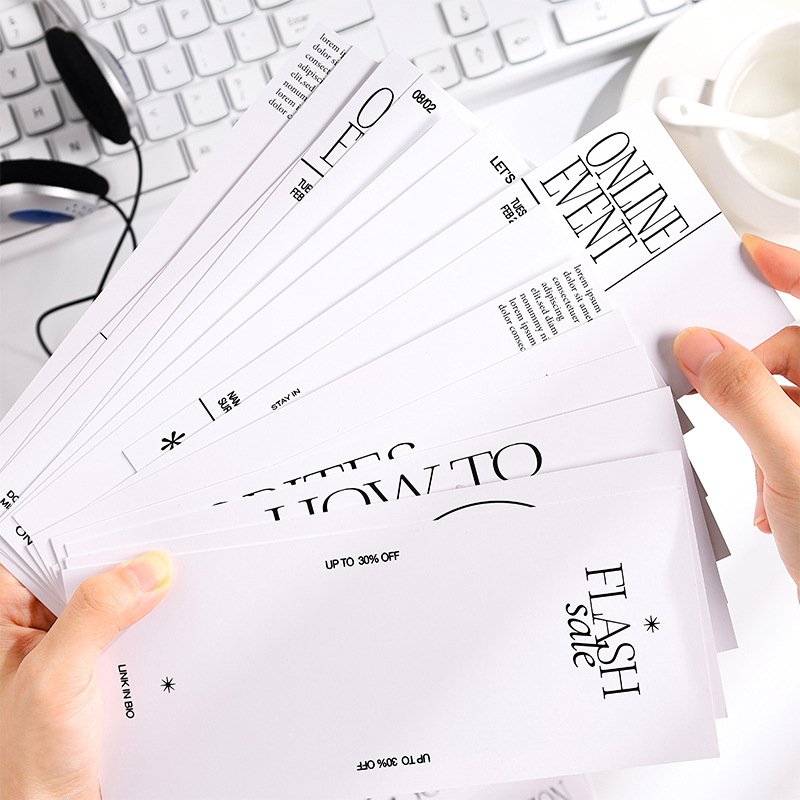 20 sheets per package letterhead sentiment note paper non-adhesive material paper simple diy handbook stickers collage card