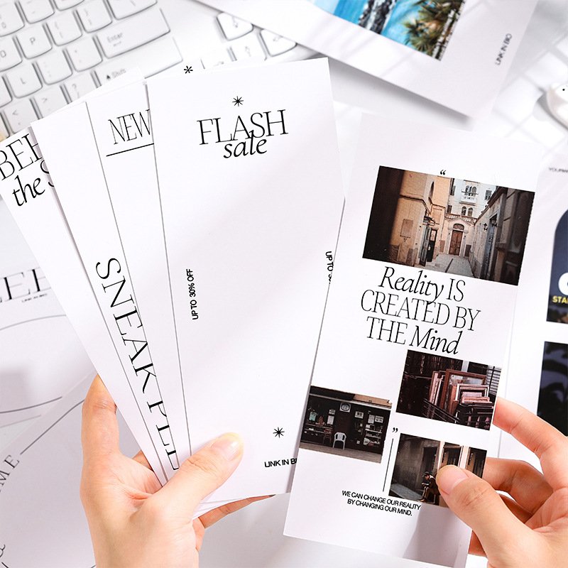 20 sheets per package letterhead sentiment note paper non-adhesive material paper simple diy handbook stickers collage card
