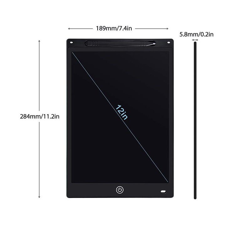12 inch WordPad lcd writing tablet for drawing doodle board ewriter for home office for kids for elderly