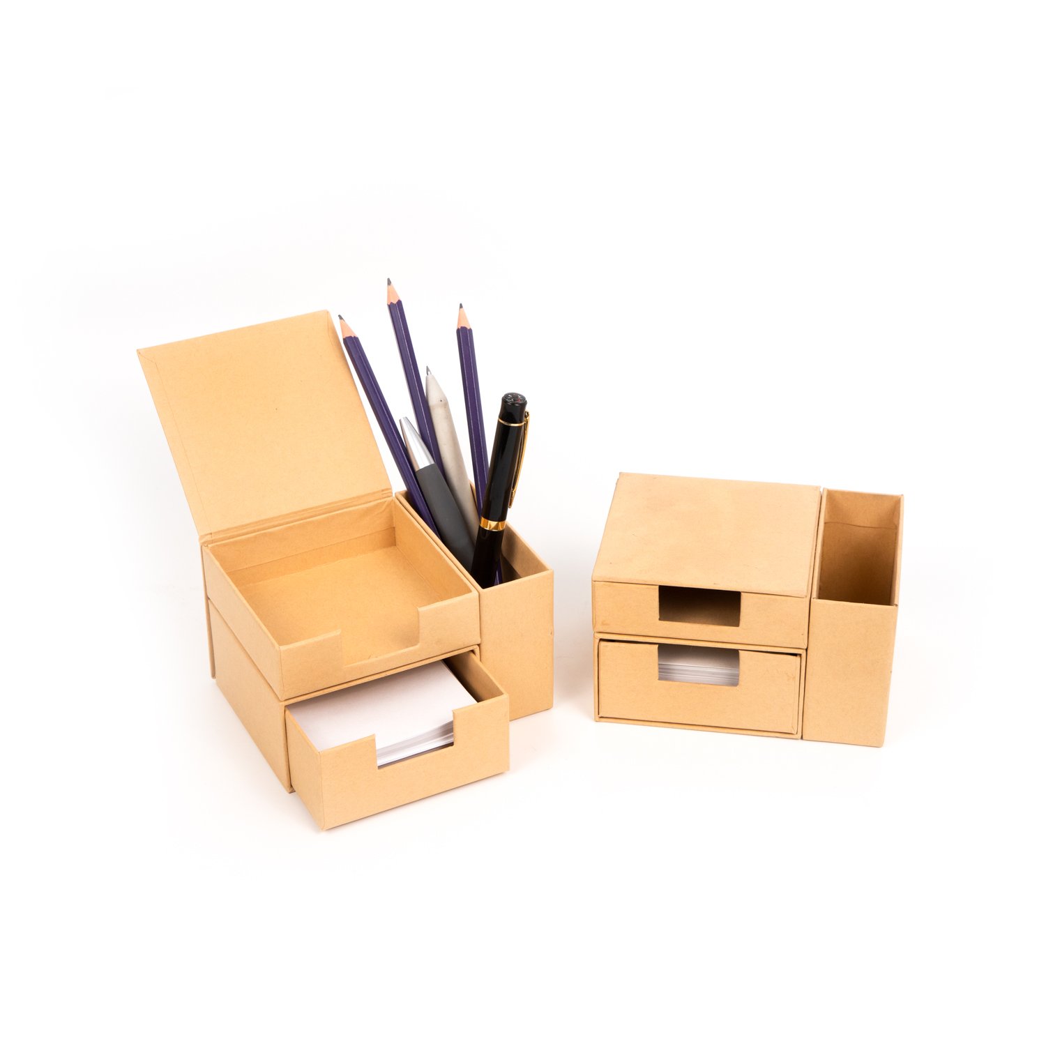 New Arrival Custom Design Cube Shape Sticky Note Pad Pen holder Set