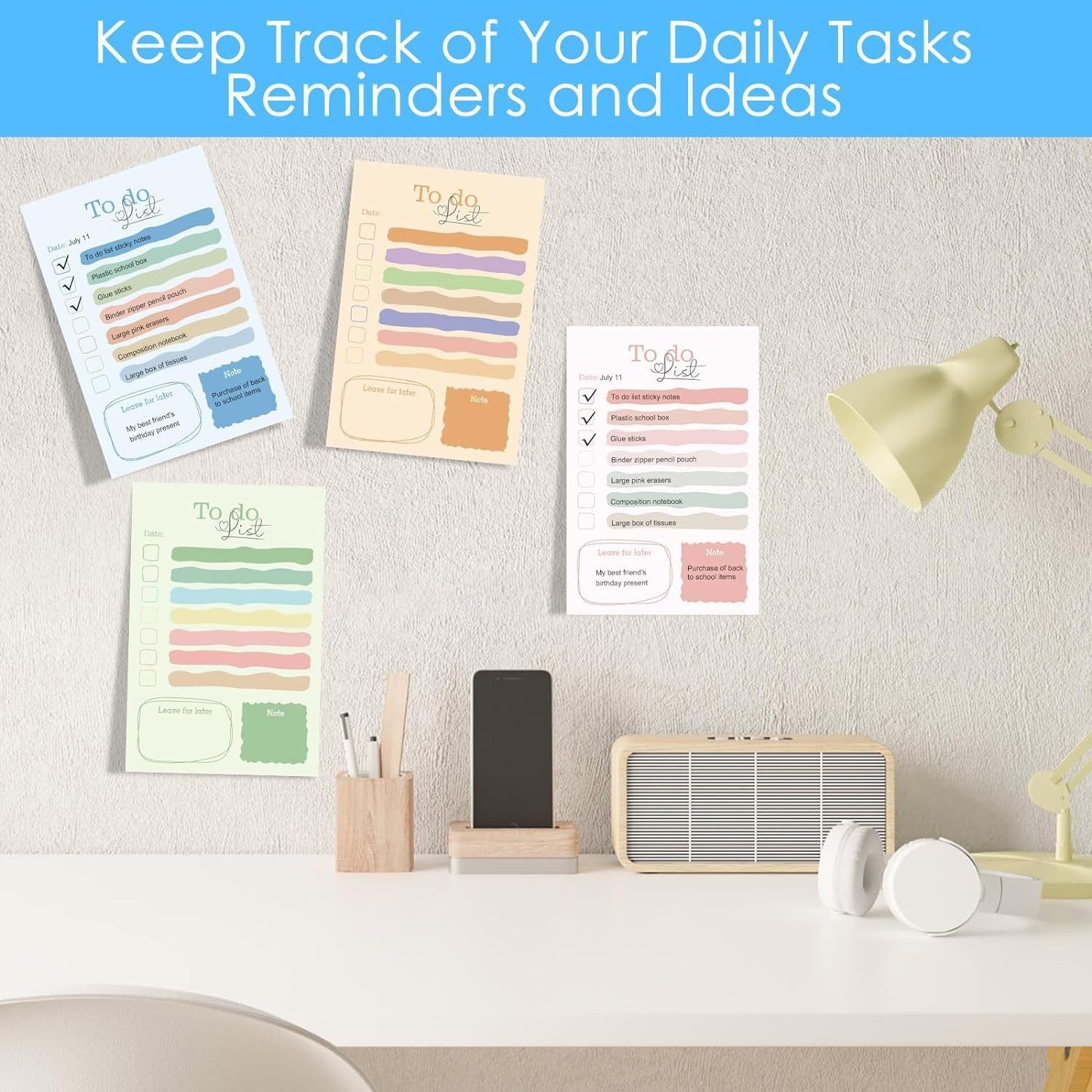 Spot promotion Sticky note Message note TO DO List planner Notepad self-adhesive Memo Pad Decorative sticker School supplies