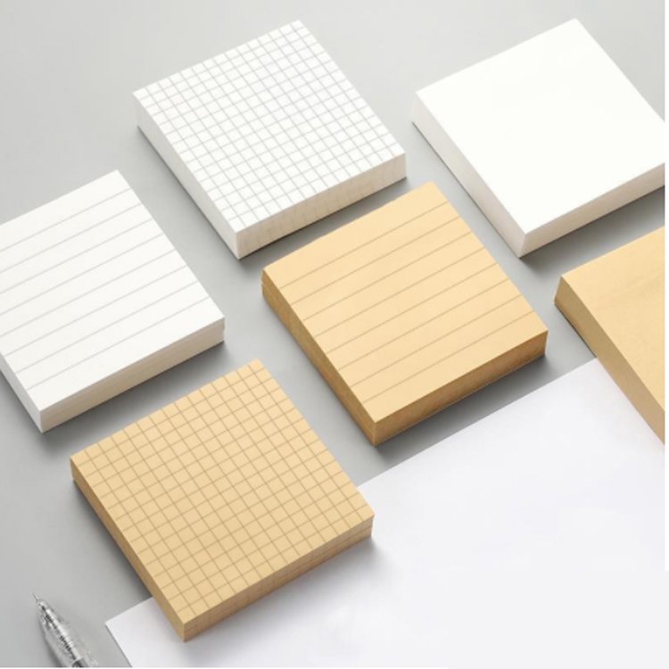 Student Adhesive Memo Pad Wholesale Die Cut Sticky Note Cartoon Cute Mini Memo Pad notepad Chessboard style School supplies