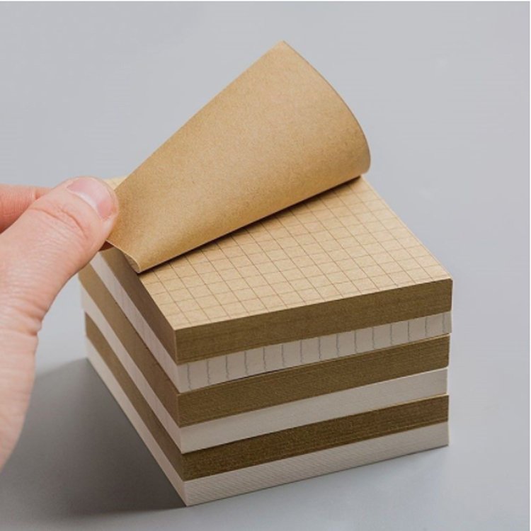 Student Adhesive Memo Pad Wholesale Die Cut Sticky Note Cartoon Cute Mini Memo Pad notepad Chessboard style School supplies