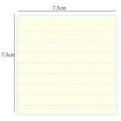 51x51mm;51x76mm;76x76mm
