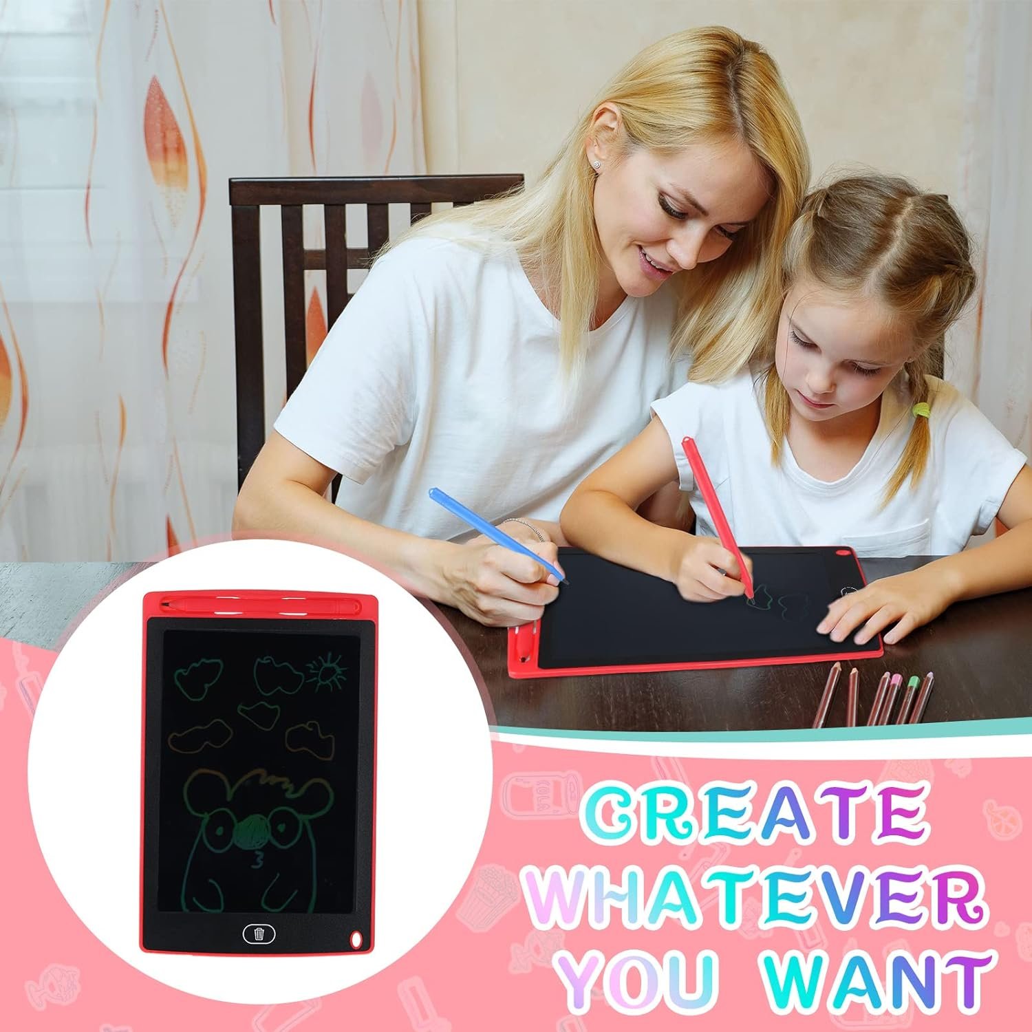 Hot Selling Toys Electronic Drawing And Writing Board 6.5/85/8.5/10/12/16 Inch Drawing Tablet Kids Lcd Drawing Board