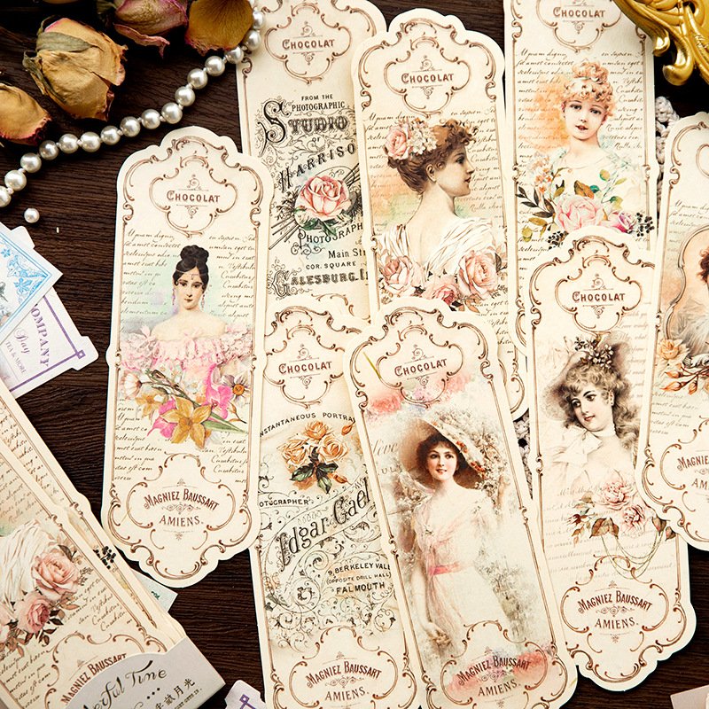 24pieces/pack Scrapbook Card paper Hug Human Fireworks Series Notebook DIY Material Decoration Retro Artistic 6 Models