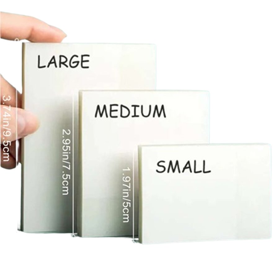 7.5*7.5cm 50sheets per pack Plastic Ins Style Simple N-time Color Transparent PET memo pads